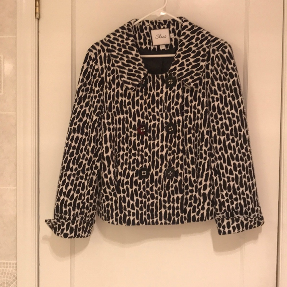Cute black and white jacket
